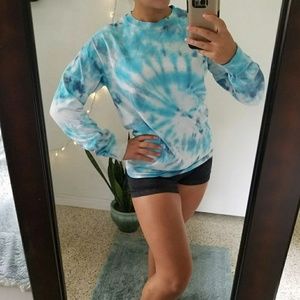 Longsleeve Blue Tie Dye